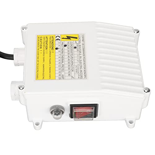 Pumpensteuerung mit thermischem Schutzschalter, 1100W, 220V, ABS und Kupfer, für Tauchpumpen und Tiefbrunnenpumpen