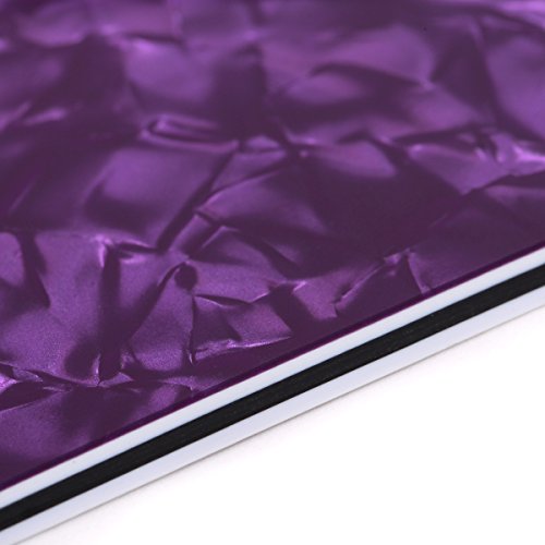 Image of Musiclily SSS 11 Hole Strat Guitar Pickguard for Fender USA /Mexican Made Standard Stratocaster Modern Style, 4Ply Purple Pearl