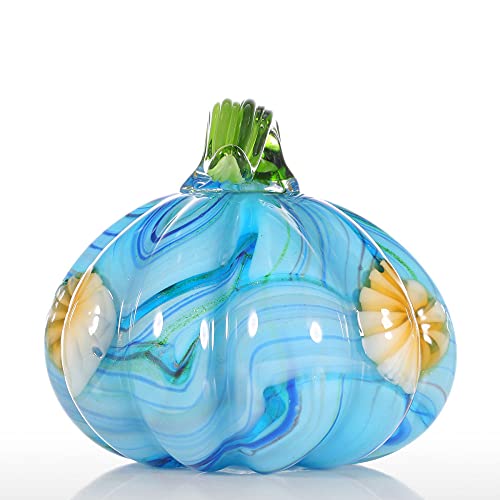 Citrouille multicolore en verre décoration de table moderne salon
