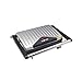 MUVIP Sandwichera INOX Grill (Potencia 750W, Placas Antiadherentes Tipo Grill, Placa Superior Basculante, Asa Tacto frío, Presión Uniforme, Acabado INOX, Limpieza Fácil) – Gris