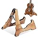 SUNOYA Gitarrenständer, Faltbarer Gitarrenständer, Gitarrenständer Holz, mit Rutschfestem Gummi , für Egitarre, Akustik, Bass, Klassik, Ukulele