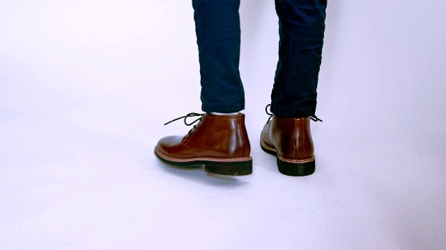 Deer Stags Nick Mens Brown Simulated Leather Chukka Boots Size 6M Deer Stags Nick Mens Brown Simulated Leather Chukka Boots  main image 3