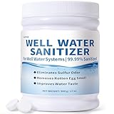 Lunza Well Water Sanitizer Kit – 99.99% Well Cleaning Strength | Removes Sulfur Odors, Rotten Egg Smells & Iron Buildup | Non-Toxic, Food-Grade Safe | Ideal for Shallow and Deep Wells