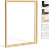 Bildershop-24 Shadow Joint Frame Lemgo 50 x 60 cm Natural (untreated)