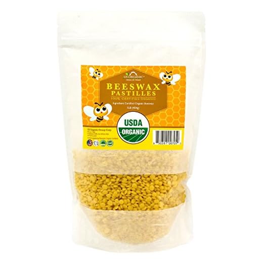 Pure Organic Beeswax Pastilles for DIY