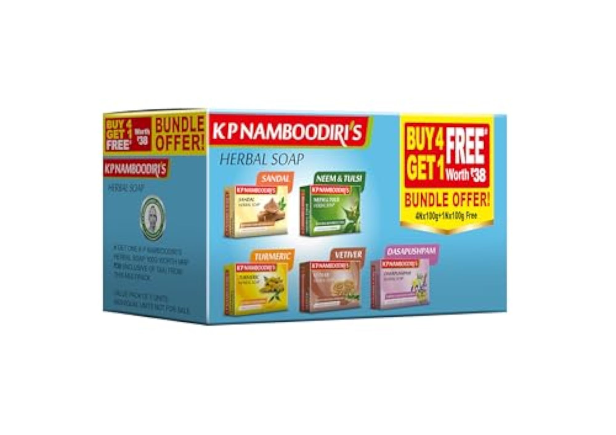 K P 's Herbal Soap - Bundle Offer - Free - Pack of 2