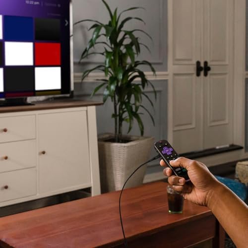 GEEKRIA Headphones Compatible with Roku Remote, 3.5mm Wired in-Ear Headphone Compatible with Roku Voice Remote Pro, Ultra Remote, Hear Your Favorite Movies and TV Shows (Black / 2.6 FT) — 사진 5