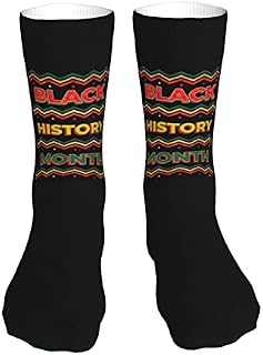 883 Compression Socks Black History Month Athletic Socks Soft Crew Socks Breathable Sports Socks For Jogging Hiking Trekking 40cm