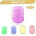 Takingup Paper Soap 10 Boxes Disposable Scented Soap Sheets Portable Mini Sheets for Hand Washing Travel Camping Hiking - Flakes