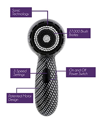 Michael Todd Beauty – Soniclear Petite – Facial Cleansing Brush System – 3-Speed Powered Exfoliating Face Brush #TOP4