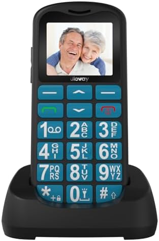 CHAKEYAKE Téléphone Portable Senior Débloqué avec Station de Char...