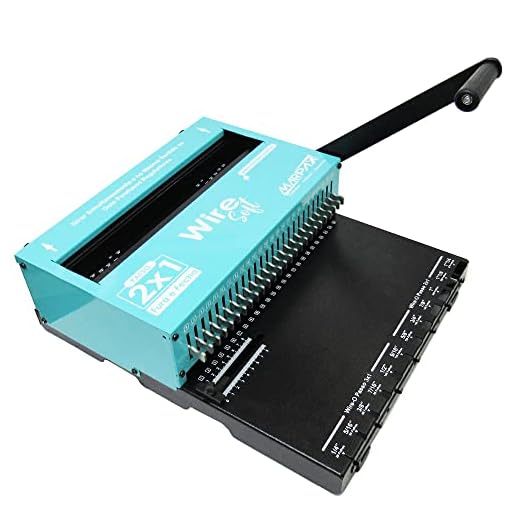 Encadernadora de Wire-o 2X1 Azul Soft Conjugada Manual 15fls