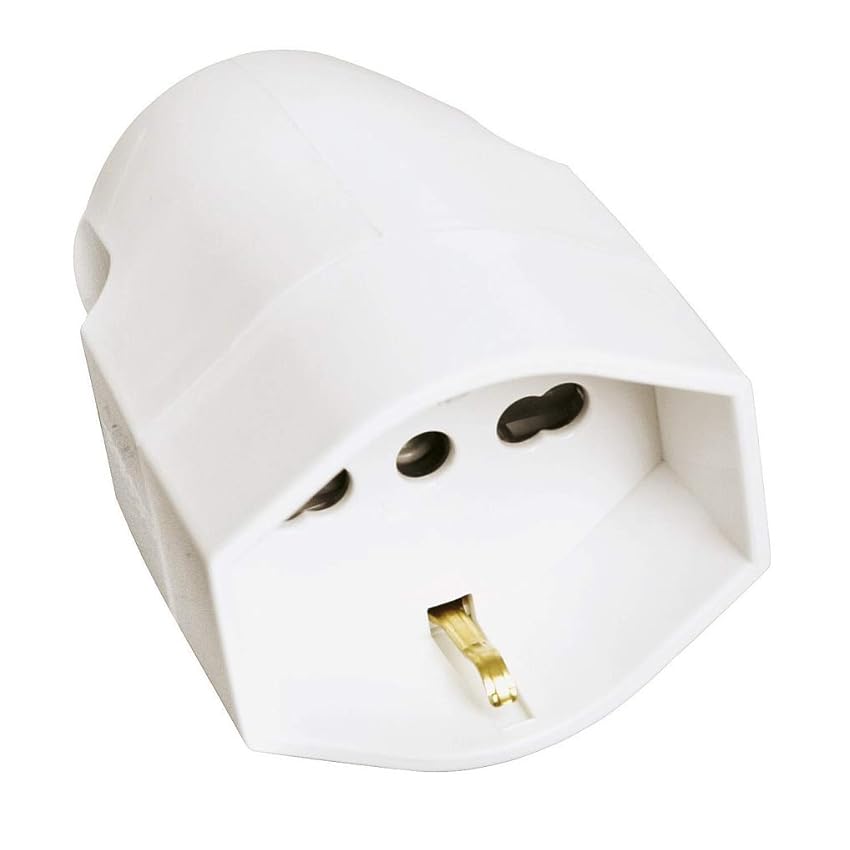 Poly Pool PP0418 Presa Pluristandard Standard Italiano 10 / 16 A e Tedesco 16 A (con terra laterale)