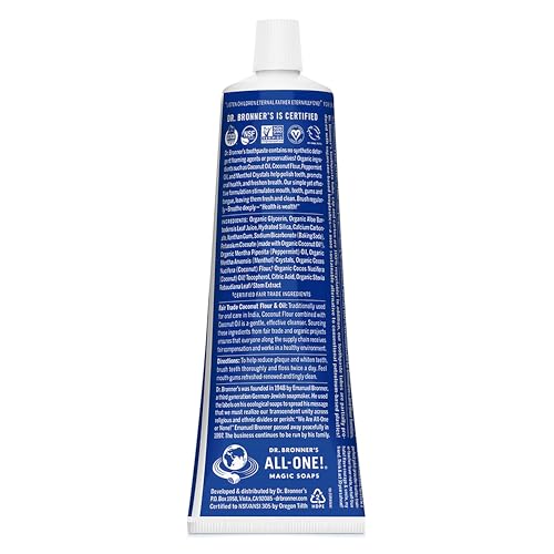 DR. BRONNER'S Peppermint All-ONE Toothpaste 140g
