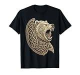 Retro Viking Berserker Bear – Norse Knotwork Warrior Symbol T-Shirt