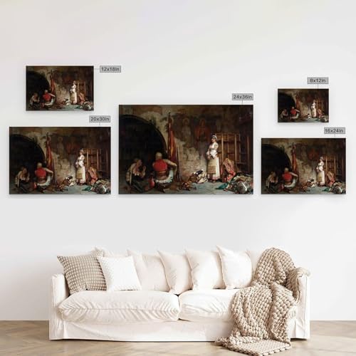 Butin Turc Theodoros Ralli impression murale décoration salon 20x30 - 2