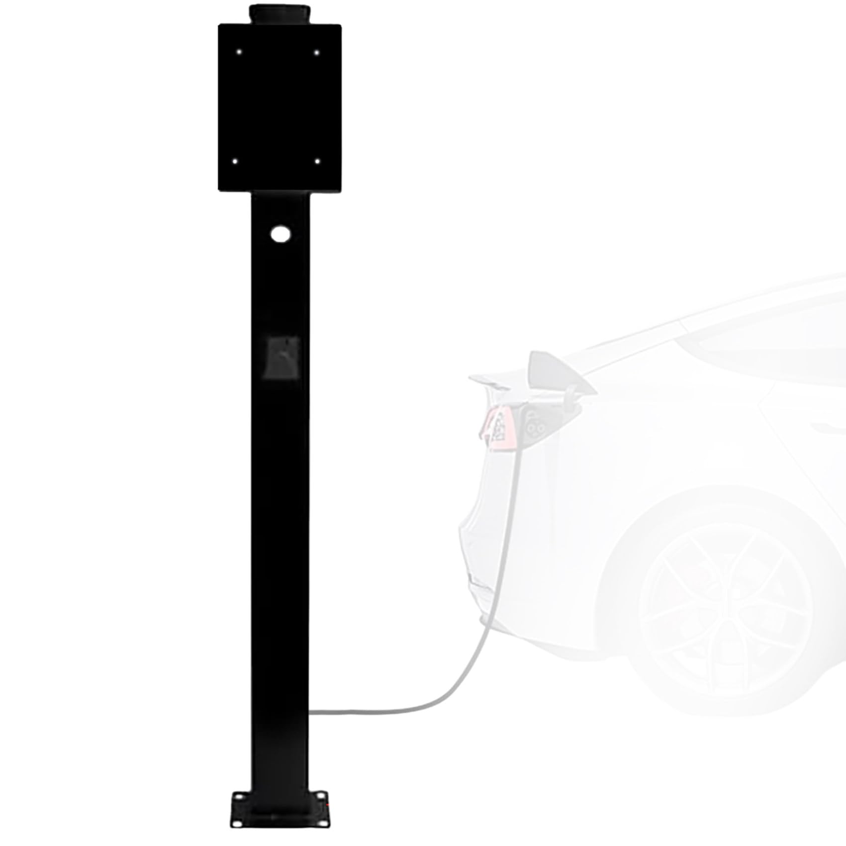 Base De Borne De Recharge pour Véhicule électrique en Appartement, Support De Recharge avec Crochets pour Câbles, Compatible avec La Plupart des Chargeurs