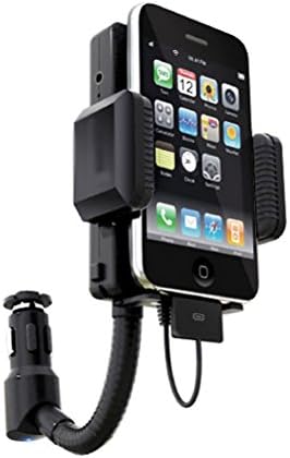 Revesun F10C FM Transmitter Car Charger Holder for iPhone 4 iPhone 4S iPod Touch 4 iOS 7(iphone 4 adapter,no remote controller)