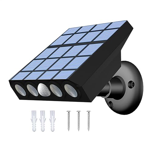 Lampes d'extérieur multifonctionnelles solaires étanches pour mur et jardin