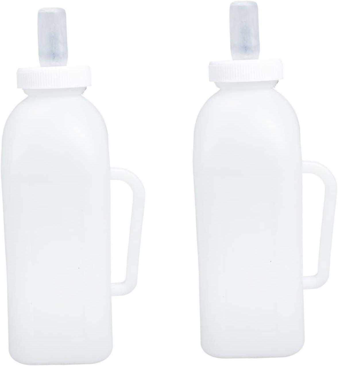 Angoily 4 Pcs Calf Nursing Bottle Pet Kitten Milk Puppy Kitten Cup Brown Bottles Bottle Storage Breast Puppies Kittens Cow Bottle Washer Bottles Animal