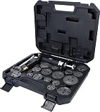 KS Tools 150.2000 Druckluftspindel-Bremskolbenwerkzeug-Satz, 18-tlg.