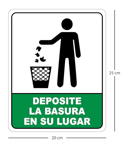 Letrero no tirar basura 18 Imagen adicional