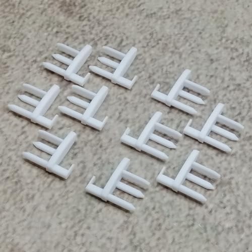 ULEIVA 5 Paar (10 Stck) Endstück Weiss Rastrollo Ersatzteil kompatibel mit Dometic Seitz Rollo 2000 Wohnmobil Caravan Boot (Weiss)