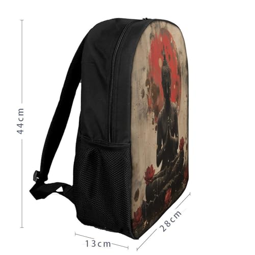Sac à dos Bouddha pour enfants de 43,2 cm pour l'école primaire - 2