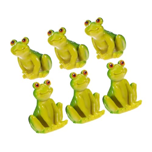 Dites adieu aux jardins ternes avec ces figurines de grenouille en résine réalistes