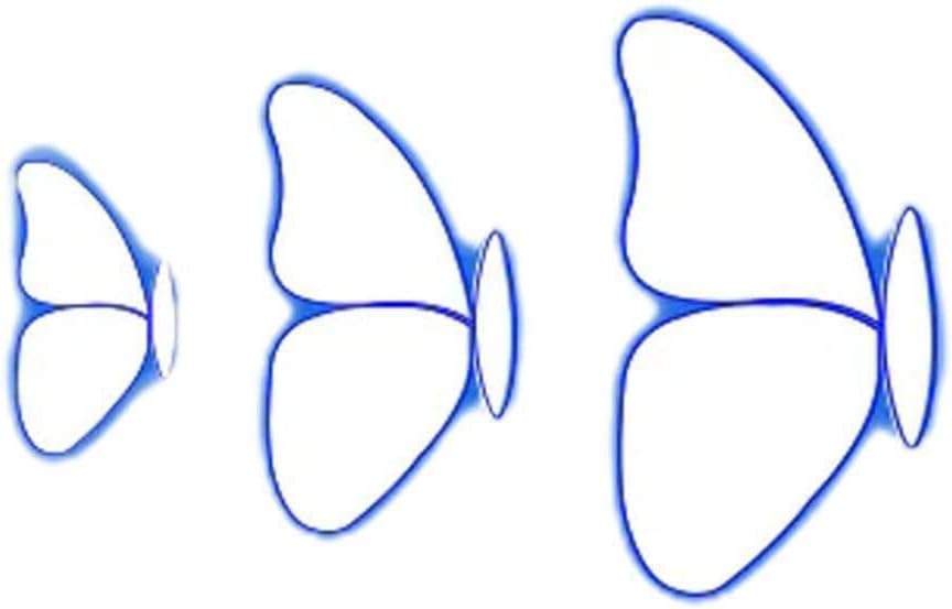 Complete kit of templates to create memorable textiles with acrylic butterflies (S + M + L)