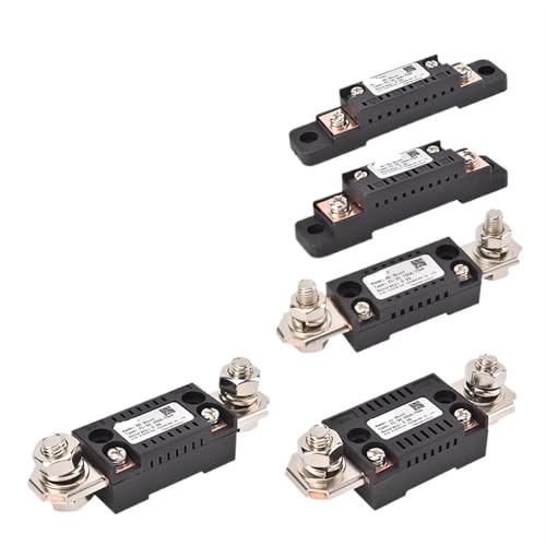 Shunt DC FL-2C 75mV de 10A à 100A avec base pour ampèremètre et mesure de tension