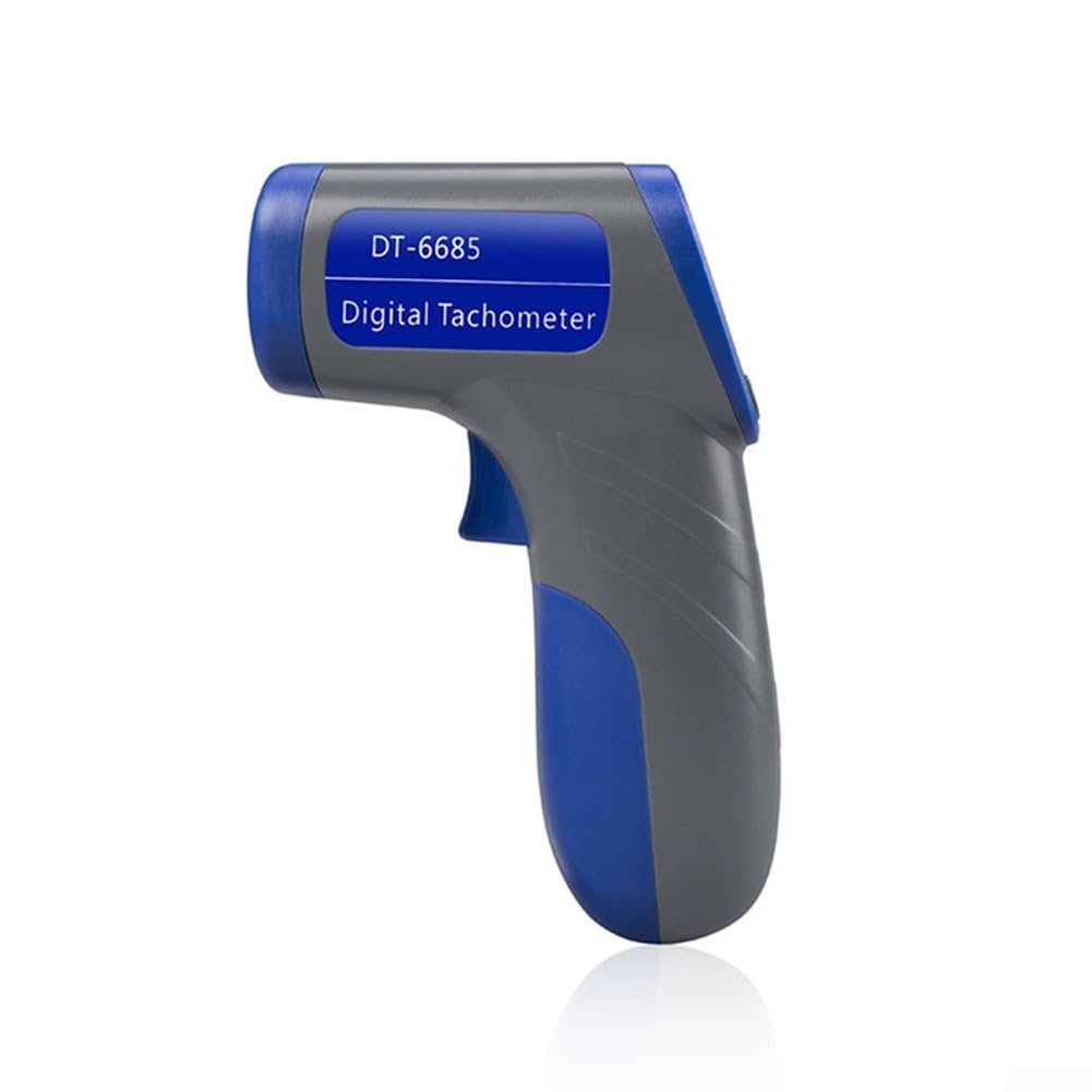 Infrarot Drehzahlmesser Berührungslos 2,5-99999 U/min LCD Display mit Max/Min Speicher für Motoren Lüfter Maschinen Industrie Auto Werkstatt Messgerät