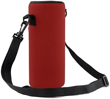 Auntwhale 1000ML Water Bottle Carrier Insulated Cover Bag Holder Strap Pouch Bottle Bag Camping Outdoor Sports (1Pc)