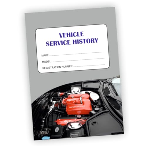 Replacement Vehicle Service History Book - Blank Maintenance Record