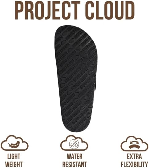 Project Cloud 100% Genuine Leather Footbed Clogs for Women - Memory Foam Arch Support Slippers for Women - Trendy Slip-ons Women's Mules & Clogs Sandals - Image 4