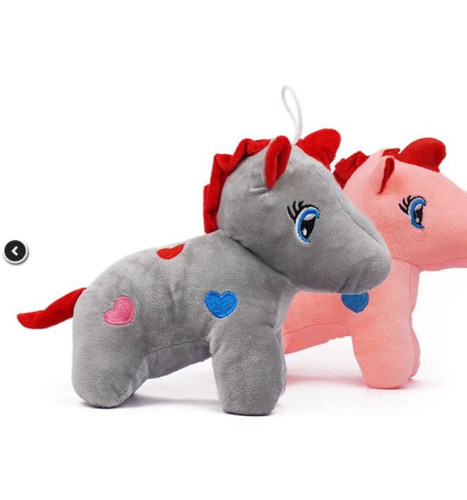 Image of Storescent Soft Toys for Kids, Stuffed Animal Plush Soft Toys for Boys and Girls | Plushie Toy (Grey Unicorn)