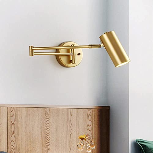 Applique Murale à Bras Oscillant Liseuse Support Réglable Lampe GU10 - 3
