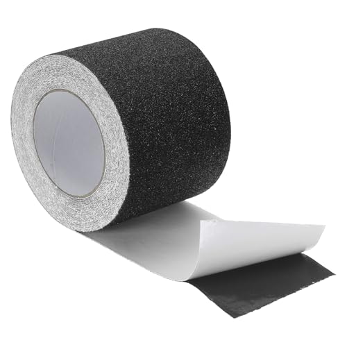Ruban adhésif anti-glissement noir 10cm x 10m pour marches d'escalier et terrasses