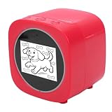 AI Voice Sticker Printer, 2.4 Inch Screen Thermal Label Maker, Wireless Bluetooth WiFi Sticker Maker for Kids, Portable Inkless Printer with Builtin Battery, VoiceControlled