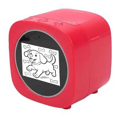 Bewinner AI Voice Sticker Printer, 2.4 Inch Preview Screen, Phone Connection Thermal Label Printer, AI Voice Sticker Maker with Printing Paper, Portable Wireless for Home