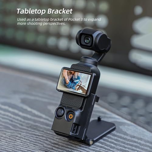 Suporte magnético ajustável para DJI OSMO Pocket 3, com almofada de malha de silicone, antiderrapant