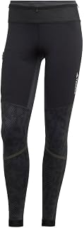 Womens Terrex Agravic Trail Running Tights Carbon XS