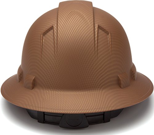 Pyramex Safety Pyramex - Hp54118 - Copper - Full Brim Ridgeline Full Brim Graphite Pattern Hard Hat, Copper Graphite Pattern #TOP3