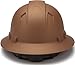 Pyramex Safety PYRAMEX - HP54118 - Copper - Full Brim Ridgeline Full Brim Graphite Pattern Hard Hat, Copper Graphite Pattern