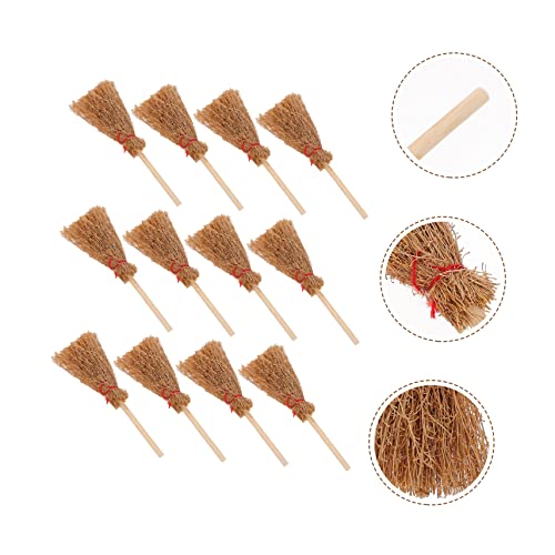 Toyvian 72 Pçs Artesanato Para Layout Adereços Vassoura Brinquedos Criativos Acessório De Cor Vassou