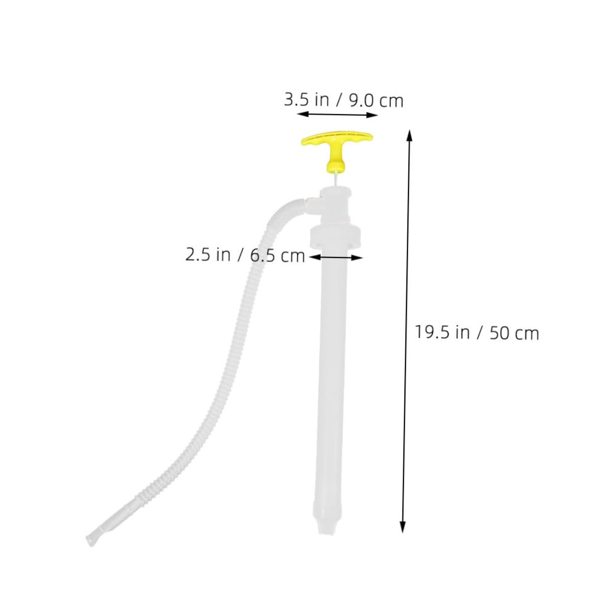 GRIRIW Manual Transfer Pump Set of 2 for Drums Water Removal Car Accessory Compact Easy to Store