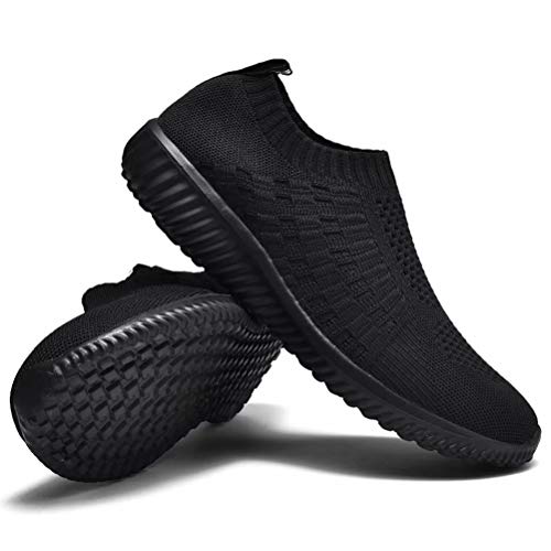 Image of konhill Women's Casual Walking Shoes Breathable Mesh Work Slip-on Sneakers