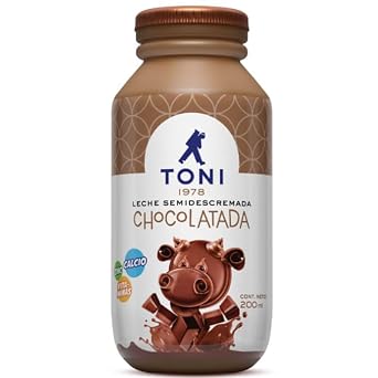 Toni Leche Sabor Chocolate/Chocolate Flavor Milk 4.6 Fl Oz Pack of 12