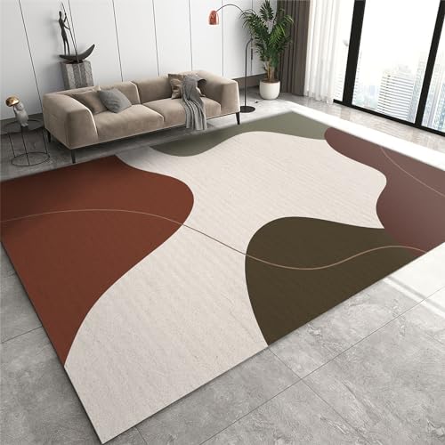 NEYTIIR Alfombra Moderno Geométrico - Diseño Moderno De Salón Pelo Corto - Alfombras Diseño Minimalista - Alfombra De Matrimonio, Dormitorio(Pattern16,80x220cm)