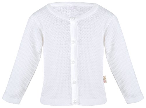 Lilax Baby Girls' Basic Knit Cardigan Sweater